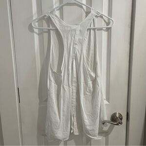 Lululemon Athletica White All Tied Up Top